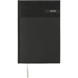 2026 Velvet Touch Diamond A4 Diary Black Front